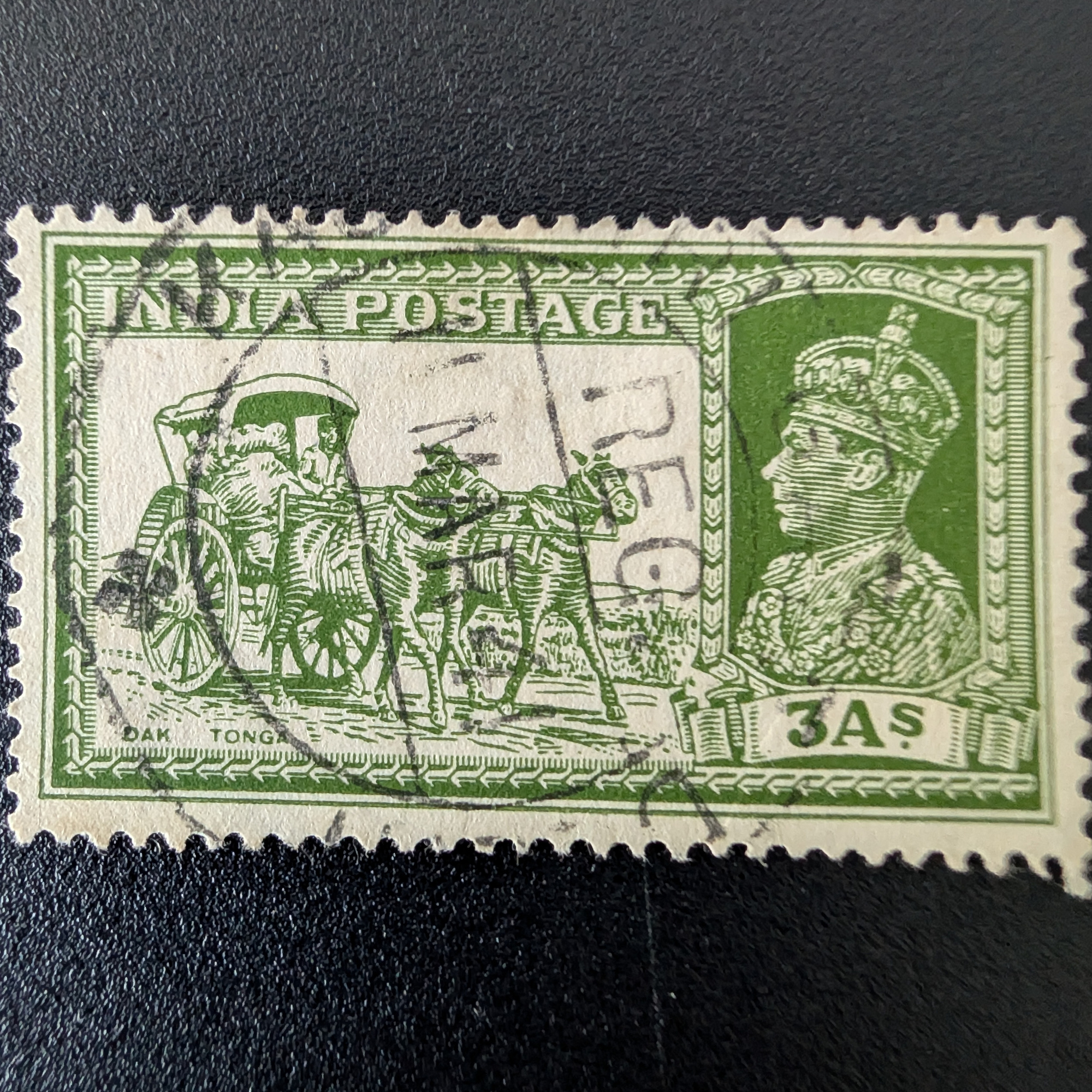 Maharaja procession and King George VI portrait